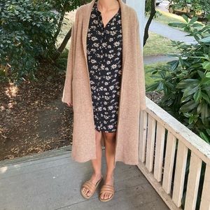 Angora/wool cardigan